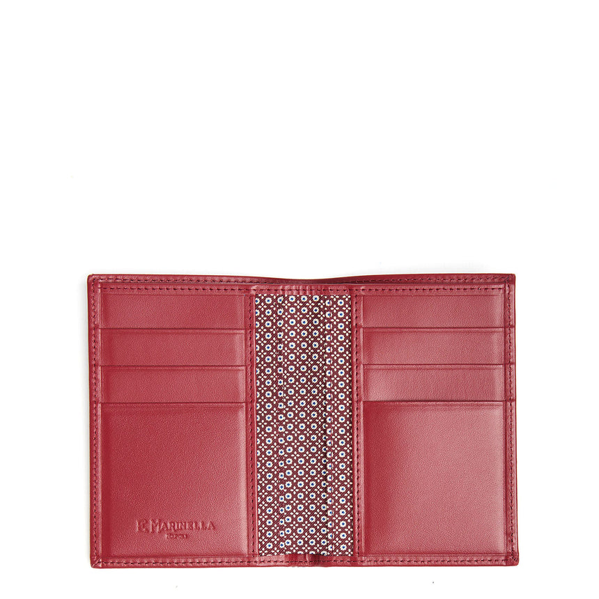 BURGUNDY VERTICAL WALLET