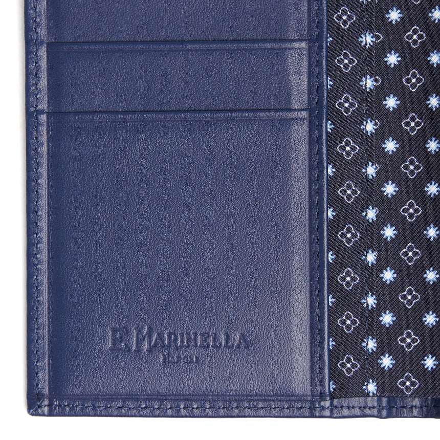 PORTAFOGLIO VERTICALE BLU SCURO