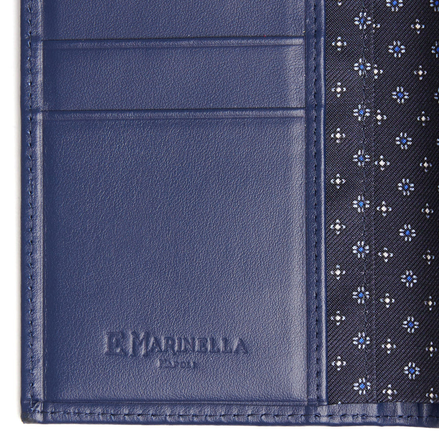 PORTAFOGLIO VERTICALE BLU SCURO