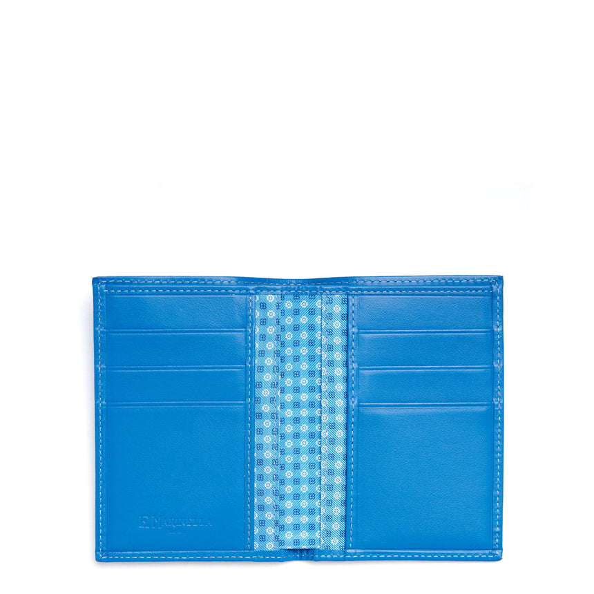 MID BLUE VERTICAL WALLET