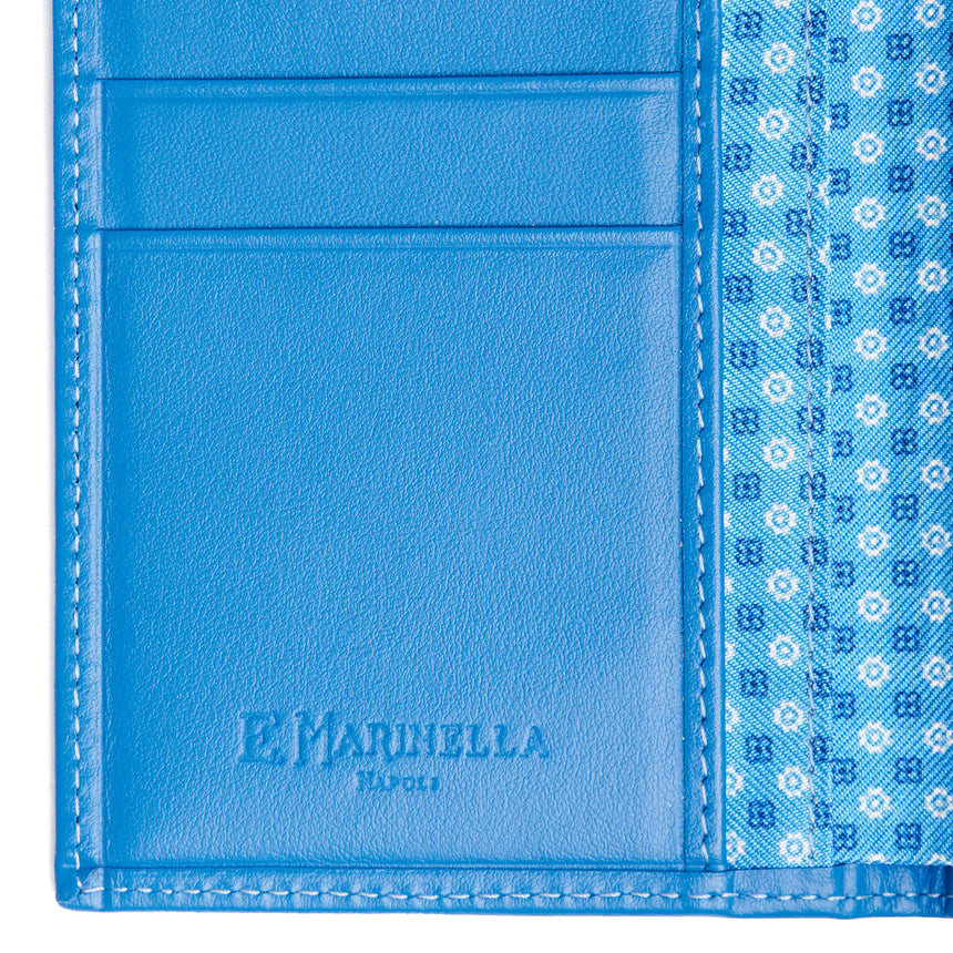 MID BLUE VERTICAL WALLET