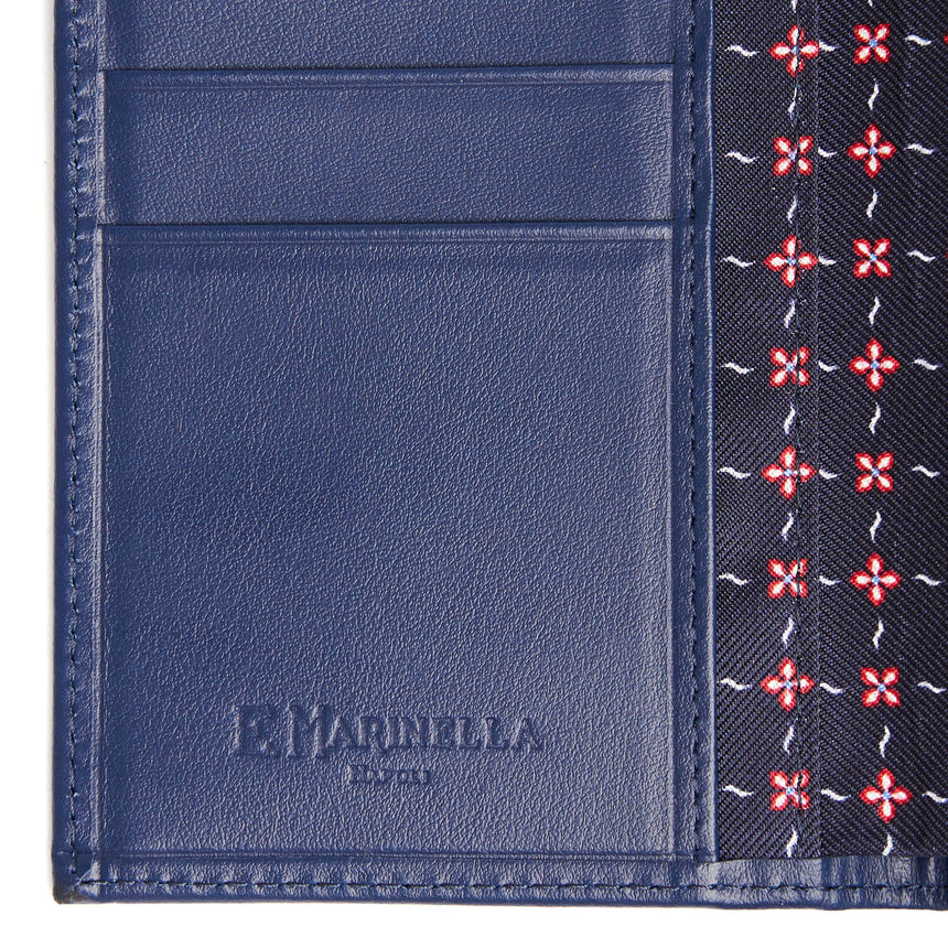 PORTAFOGLIO VERTICALE BLU SCURO