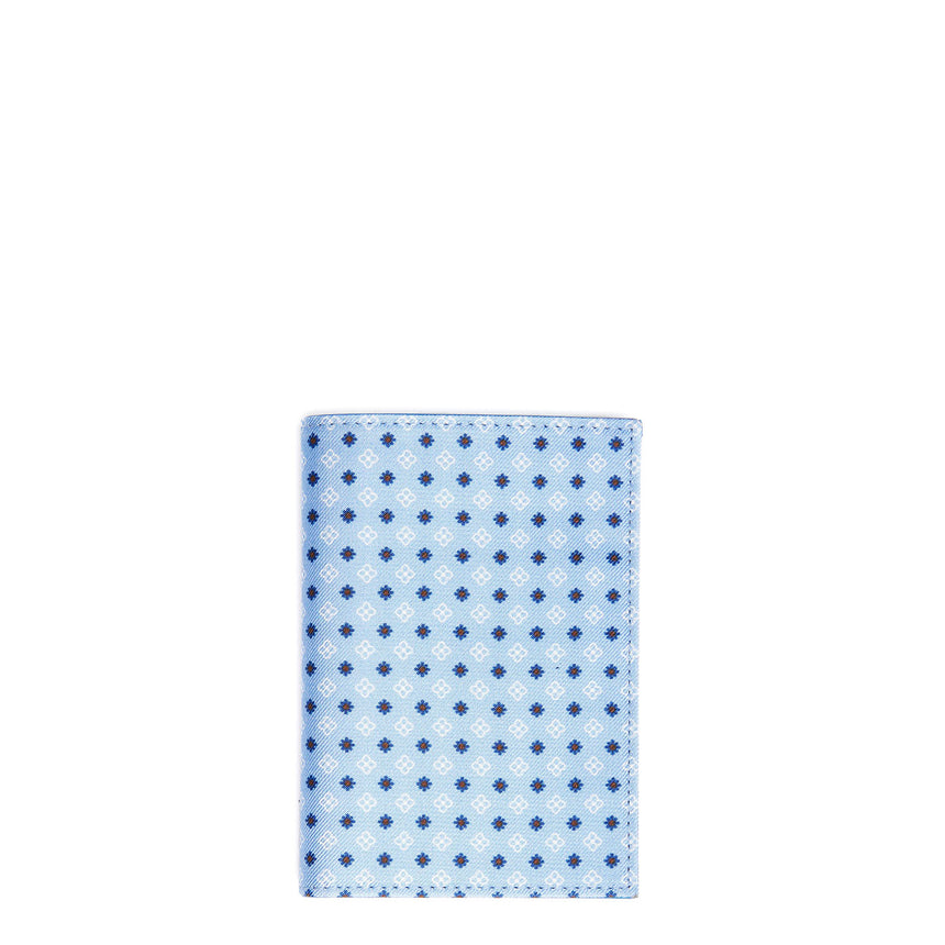 PORTAFOGLIO VERTICALE AZZURRO