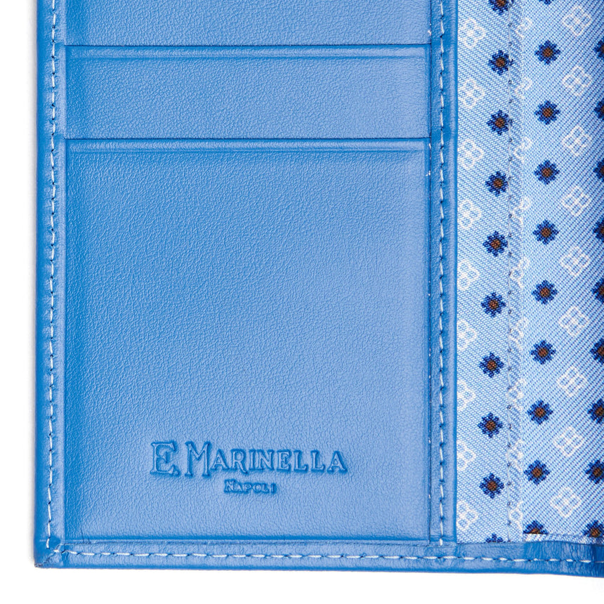 PORTAFOGLIO VERTICALE AZZURRO