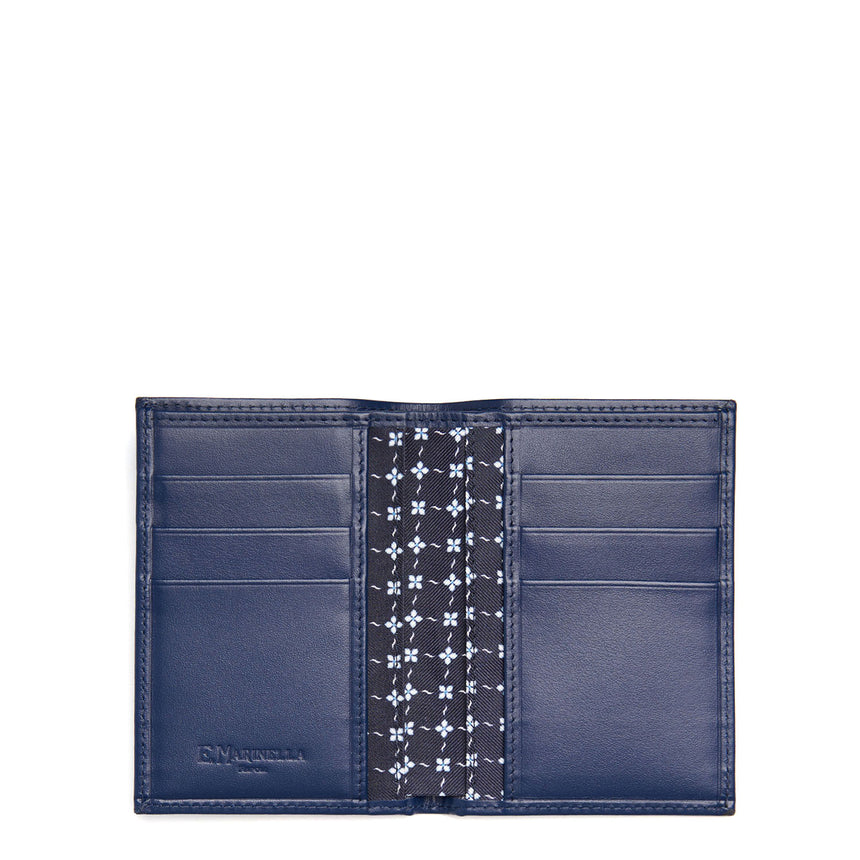 DARK BLUE VERTICAL WALLET