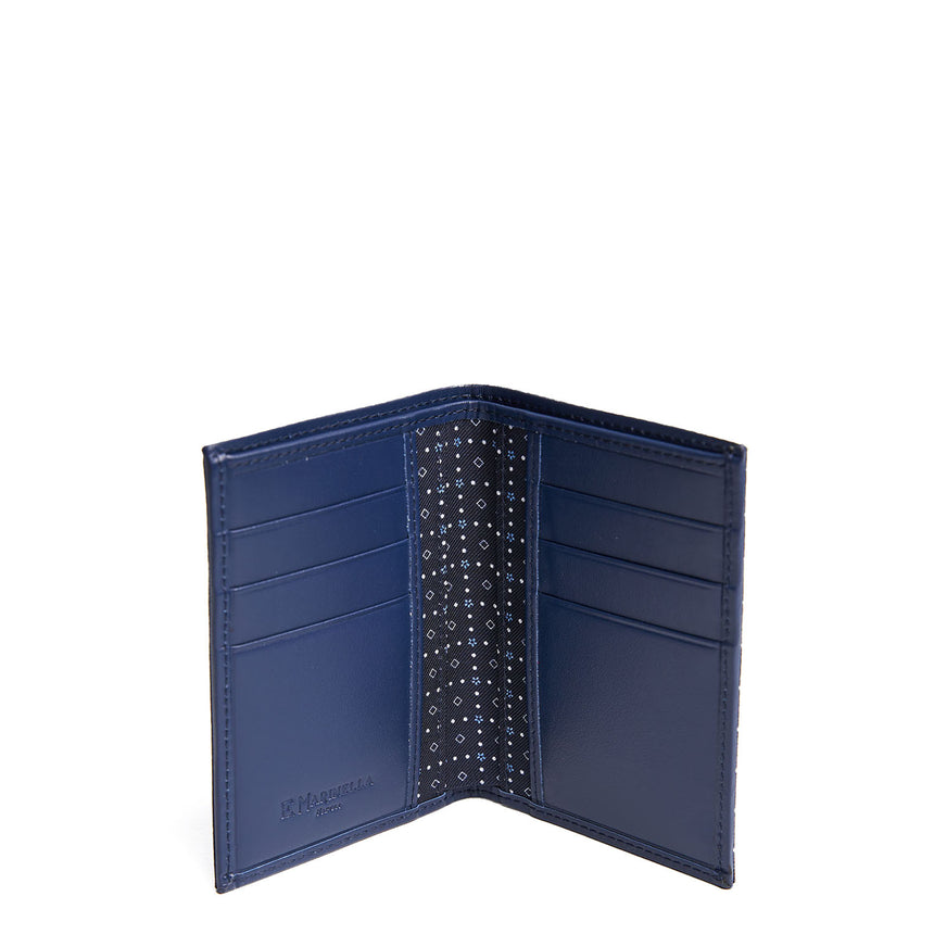 DARK BLUE VERTICAL WALLET