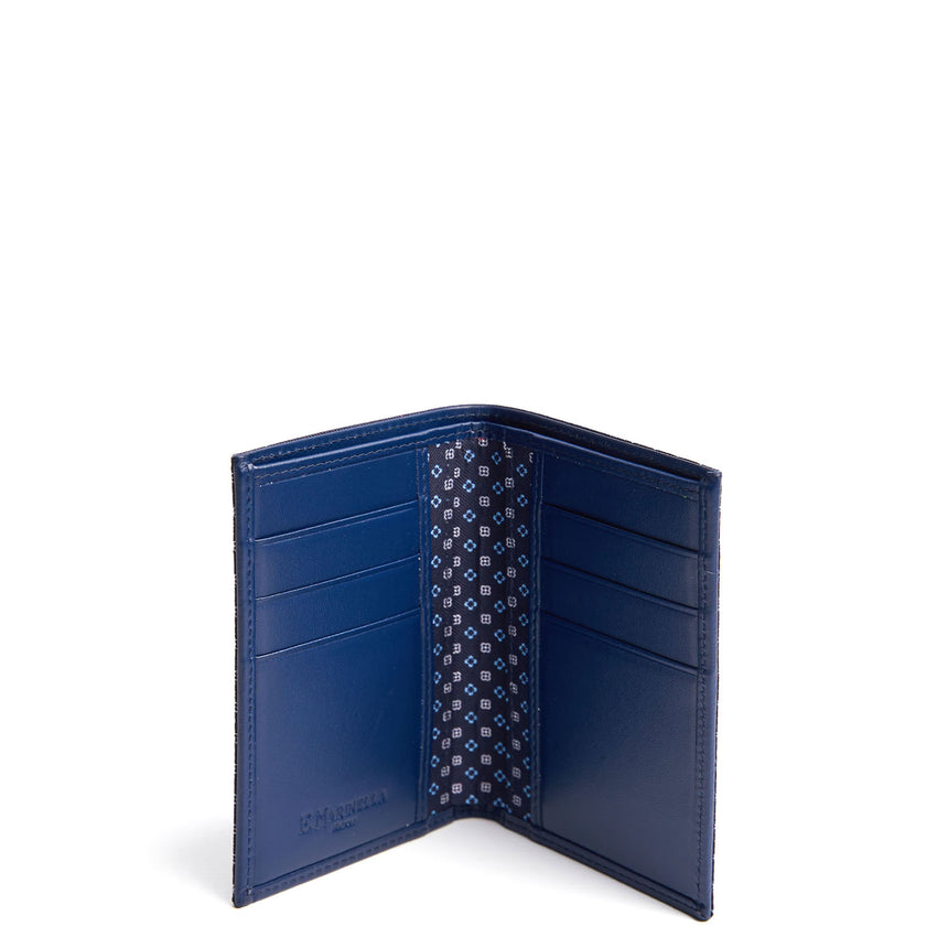 DARK BLUE VERTICAL WALLET