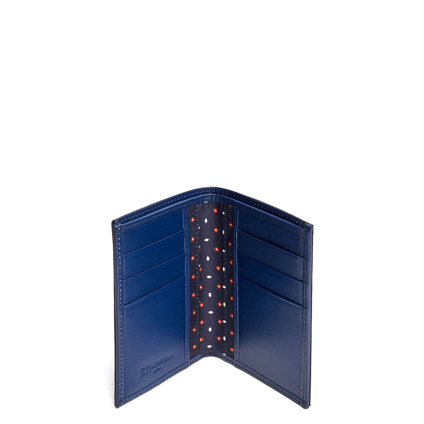 DARK BLUE VERTICAL WALLET