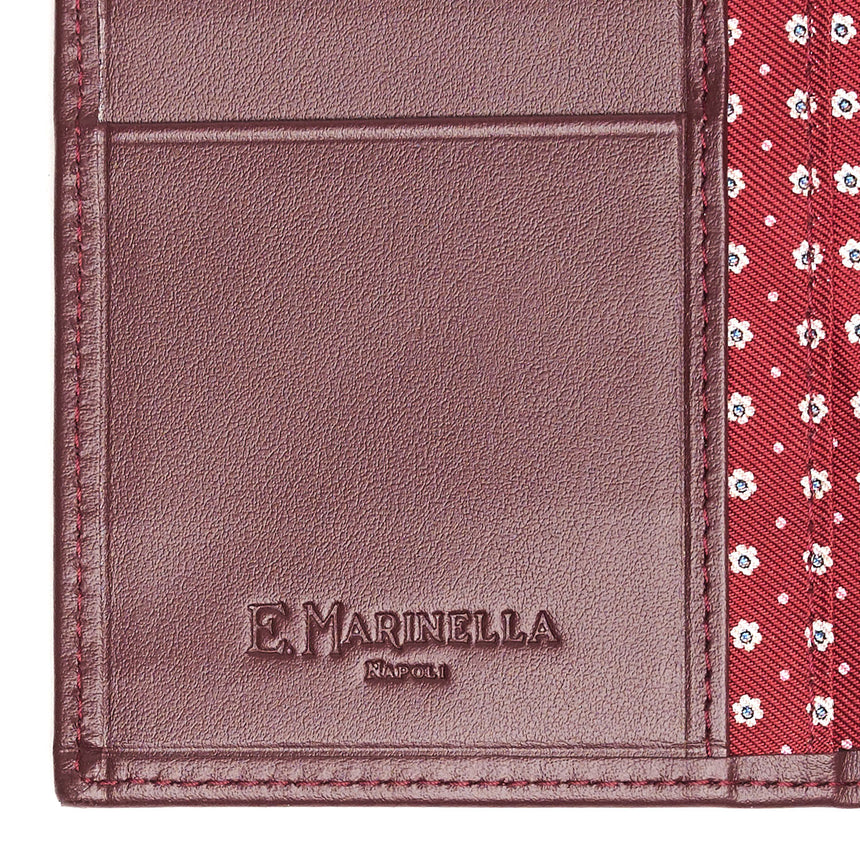 PORTAFOGLIO VERTICALE BORDEAUX