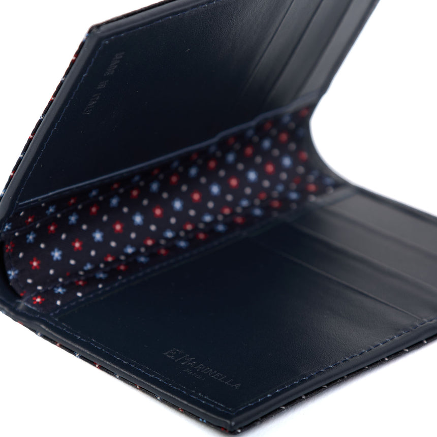DARK BLUE VERTICAL WALLET