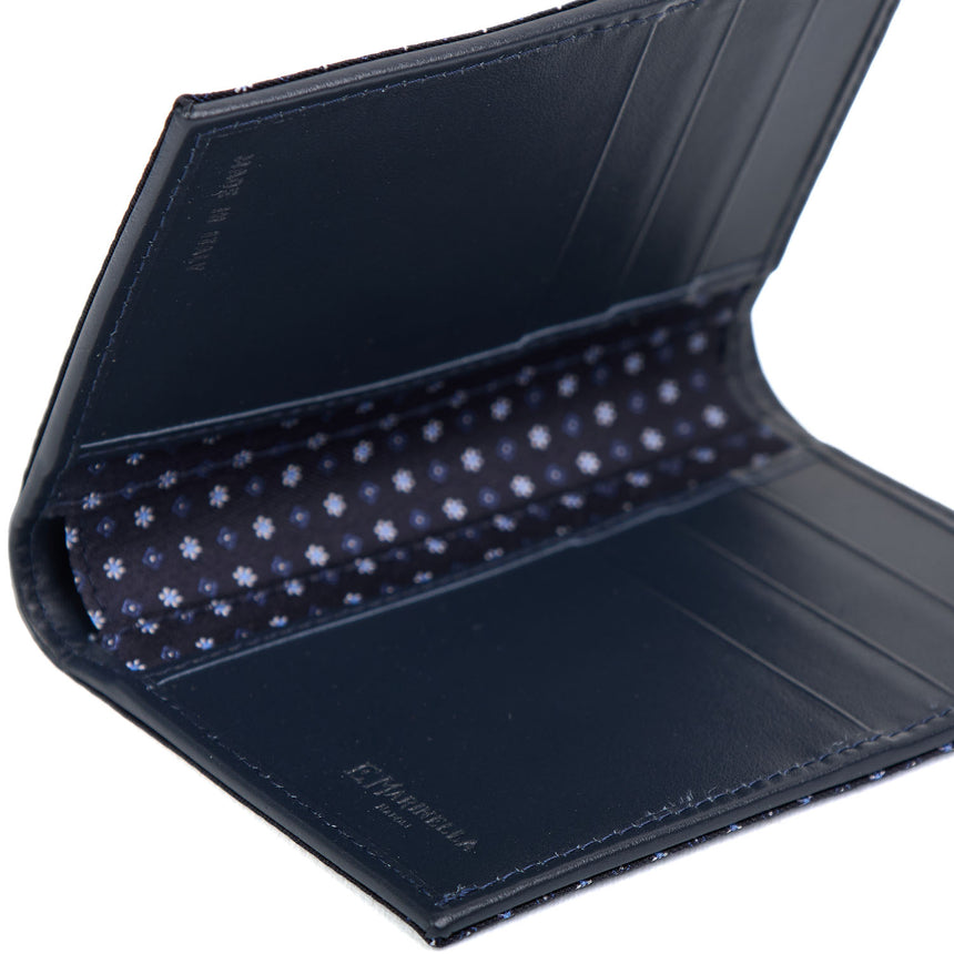 DARK BLUE VERTICAL WALLET