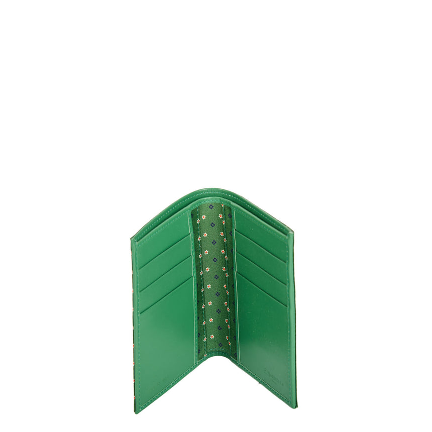 PORTAFOGLIO VERTICALE VERDE