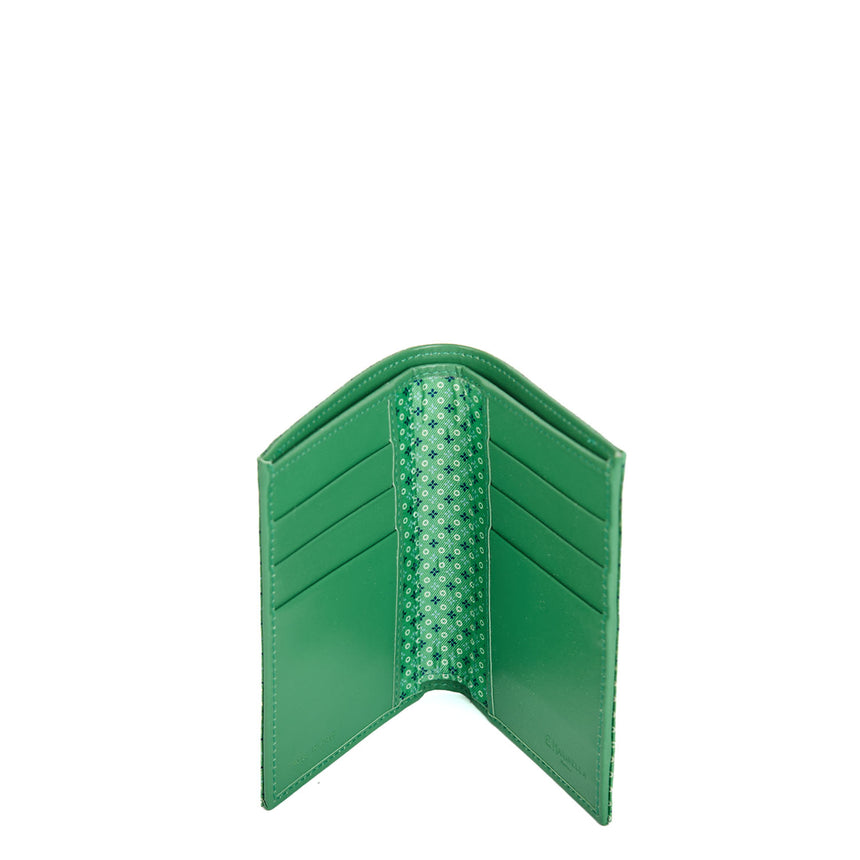 PORTAFOGLIO VERTICALE VERDE