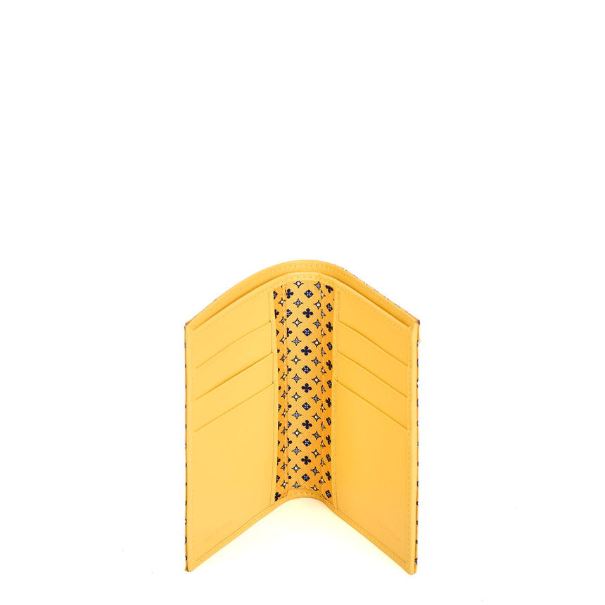 PORTAFOGLIO VERTICALE GIALLO