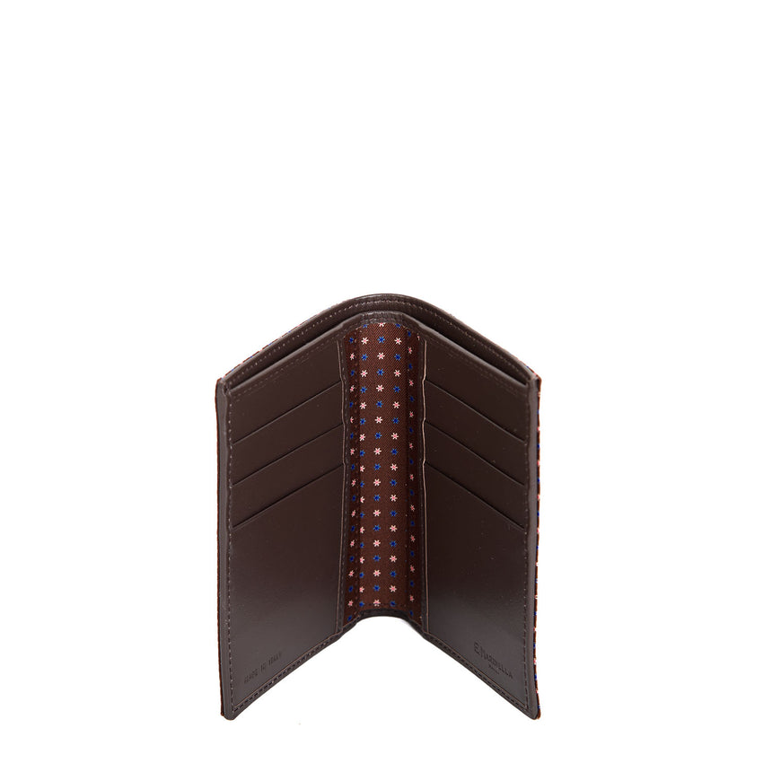 DARK BROWN VERTICAL WALLET