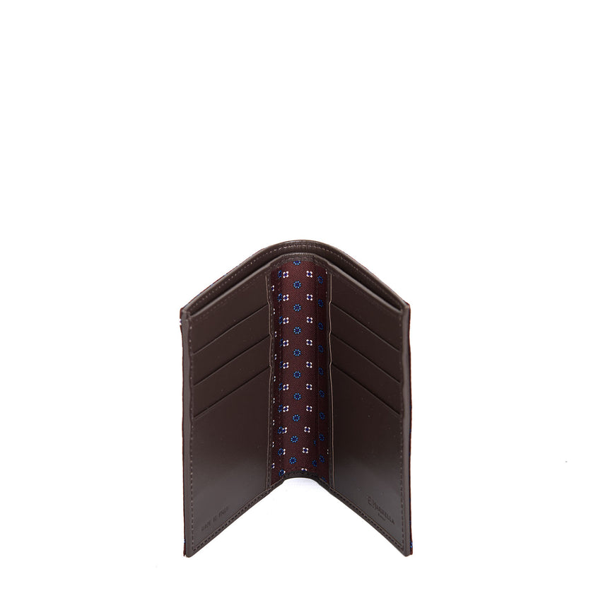 DARK BROWN VERTICAL WALLET