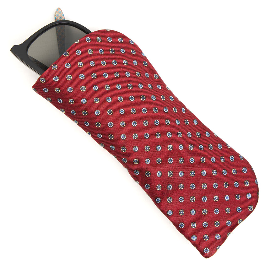 BURGUNDY GLASSES CASE