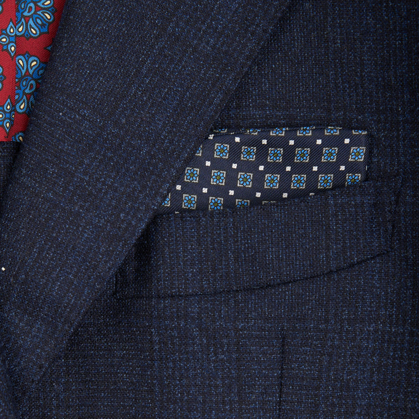 DARK BLUE GLASSES CASE