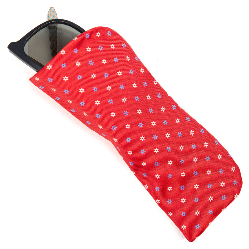 RED GLASSES CASE
