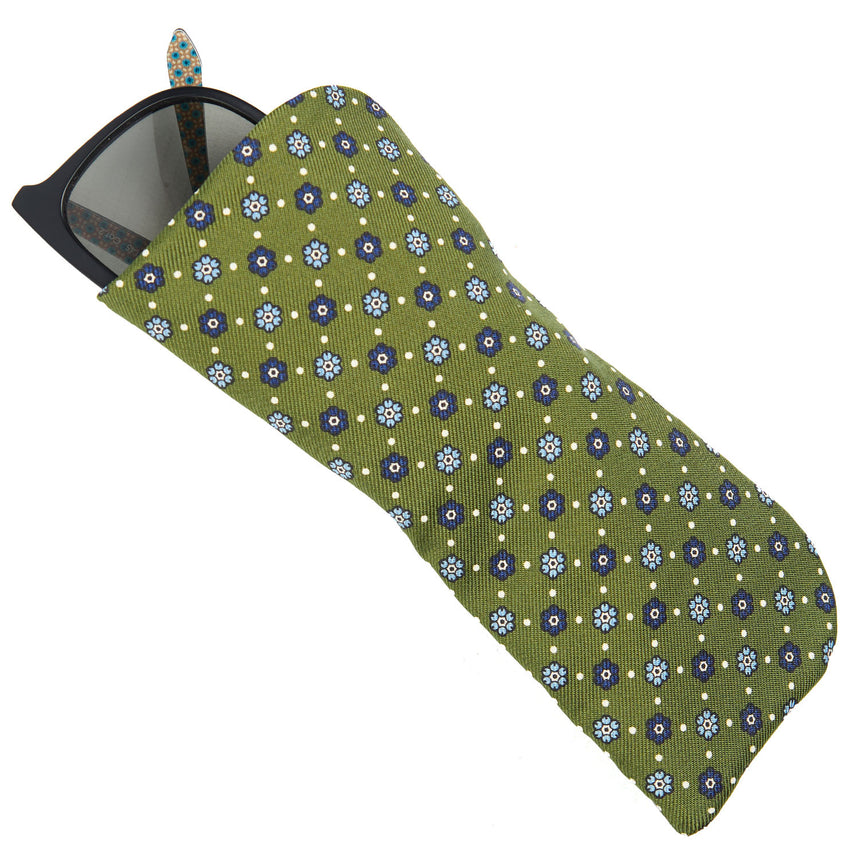 OLIVE GREEN GLASSES CASE
