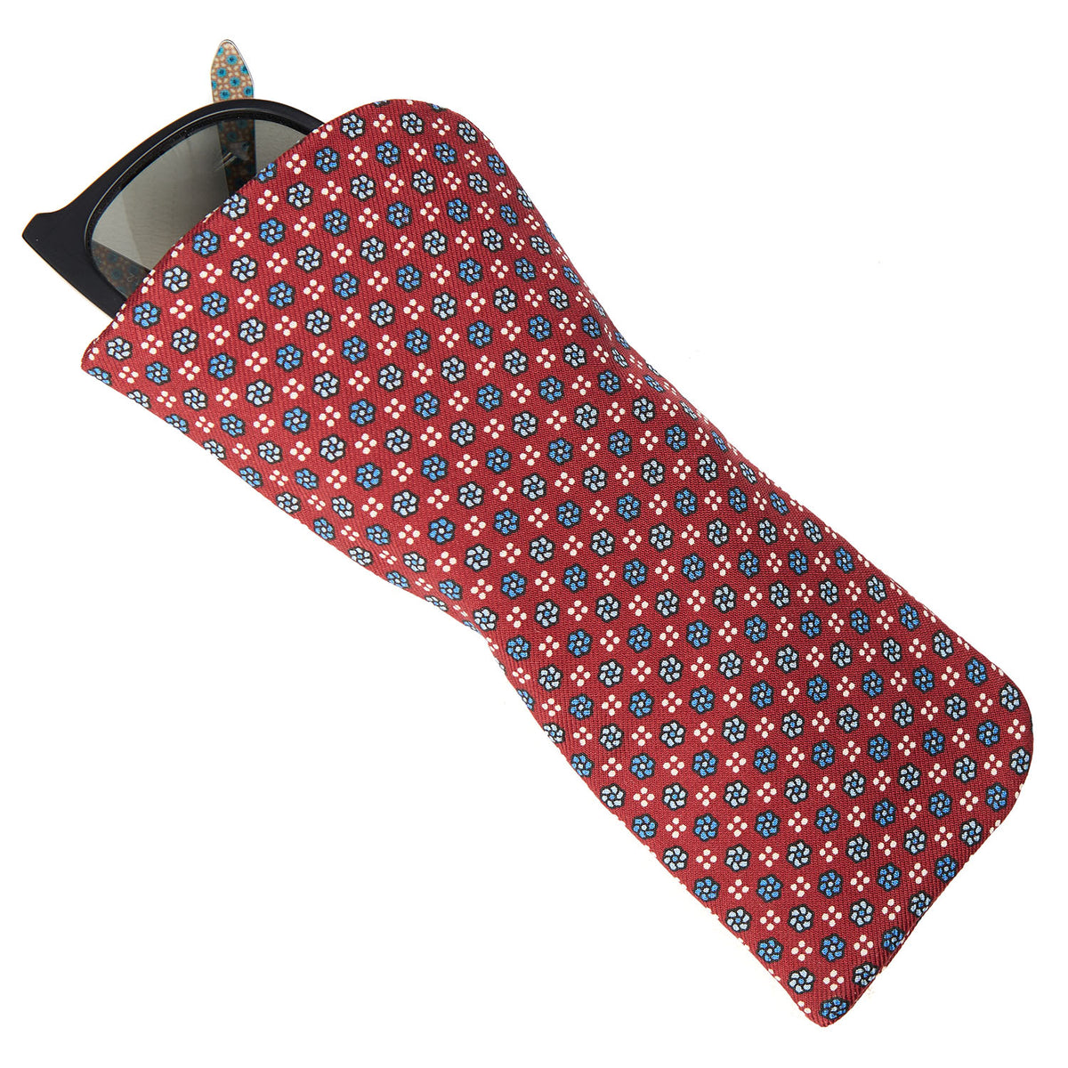 FIBOUND 1 Pz Portaocchiali, Porta Occhiali Foderate In Peluche, Portaocchiali in Peluche, Custodia per Occhiali in Pelle, Custodia Protettiva per
