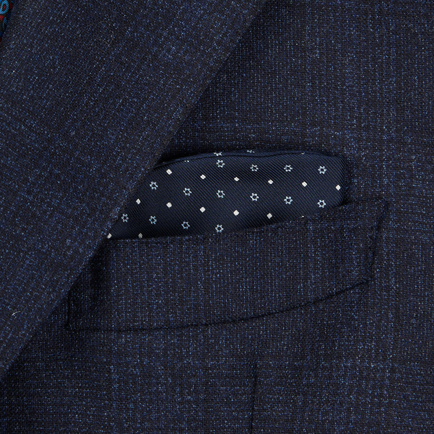 DARK BLUE GLASSES CASE