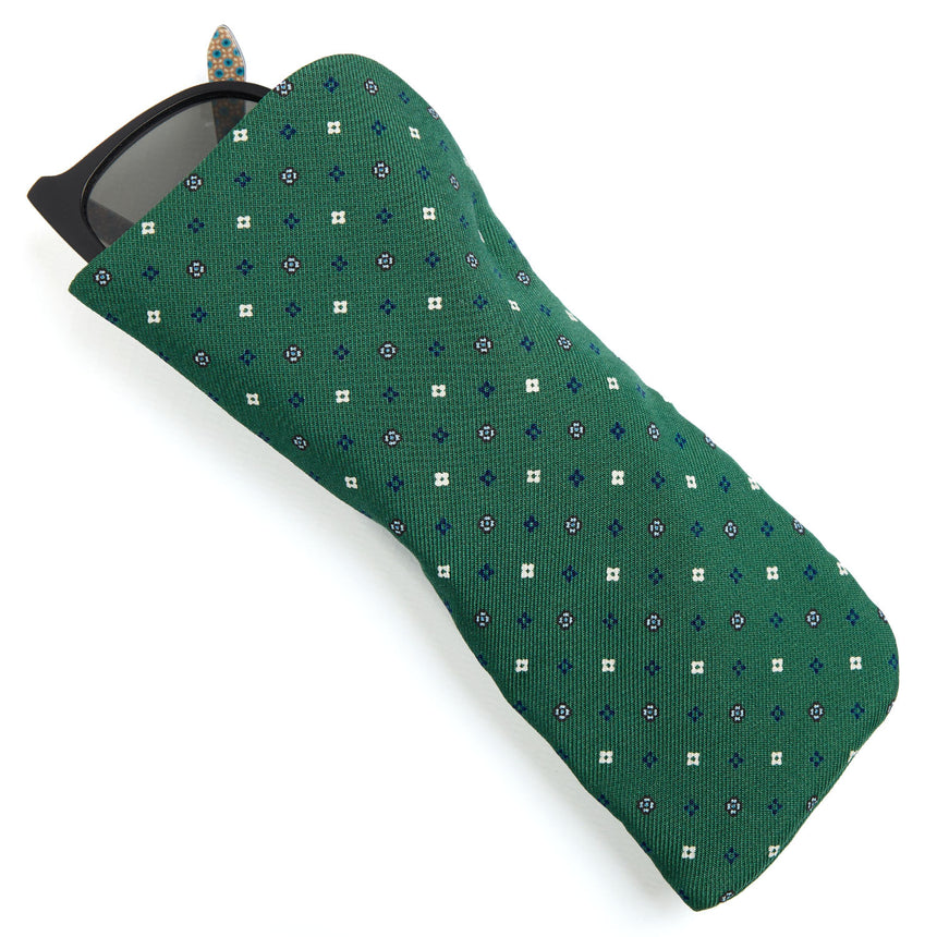 PORTAOCCHIALI VERDE SCURO