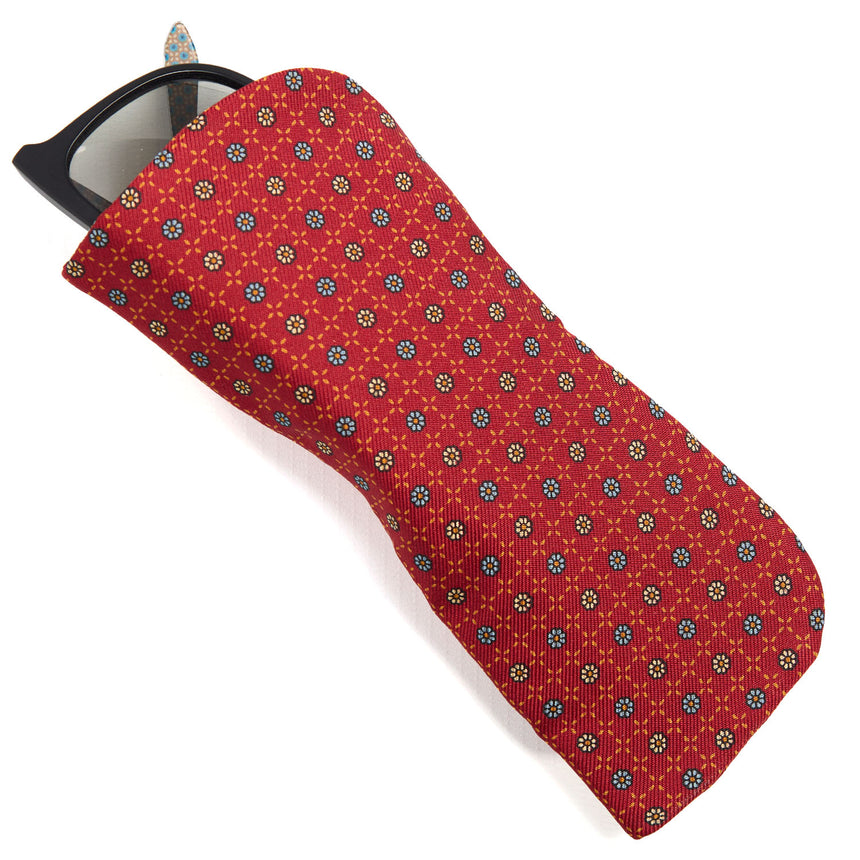 BURGUNDY GLASSES CASE