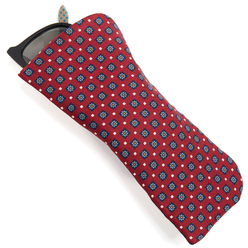 BURGUNDY GLASSES CASE