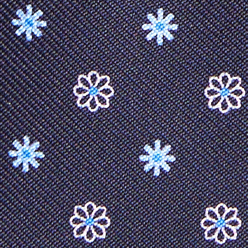 PORTACARTE DI CREDITO SETA E PELLE BLU SCURO