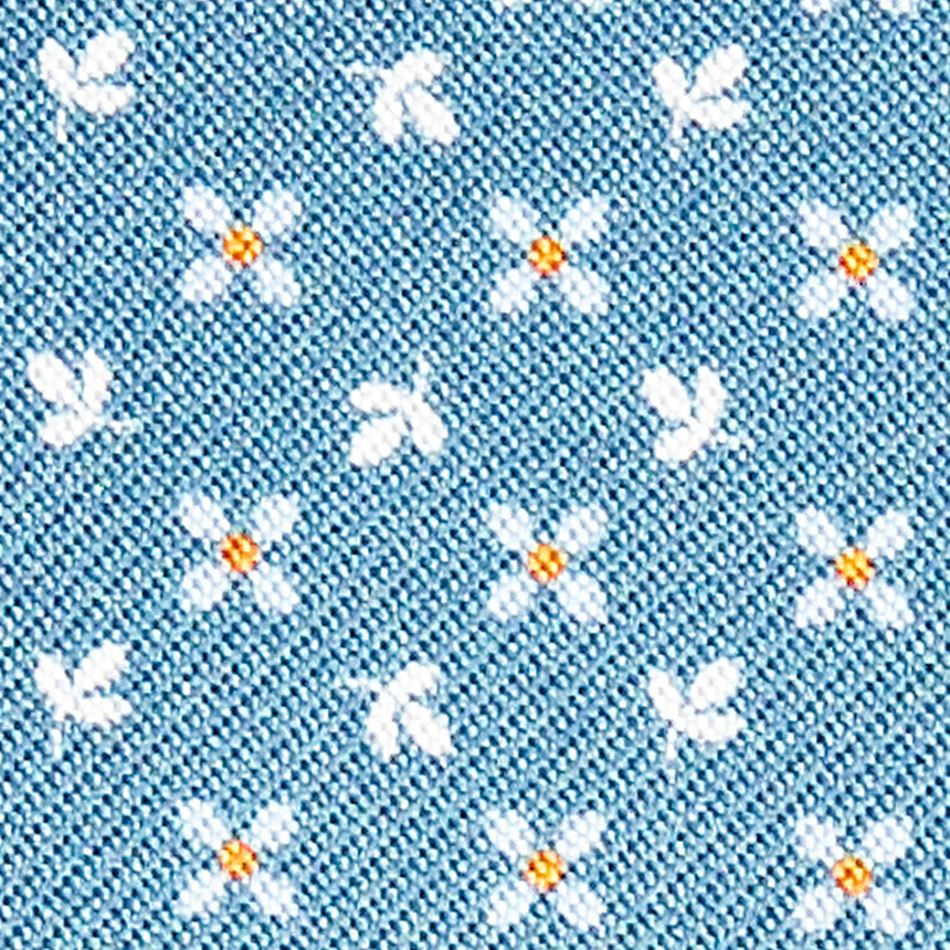 POWDER BLUE LEATHER FOLDING CARD HOLDER