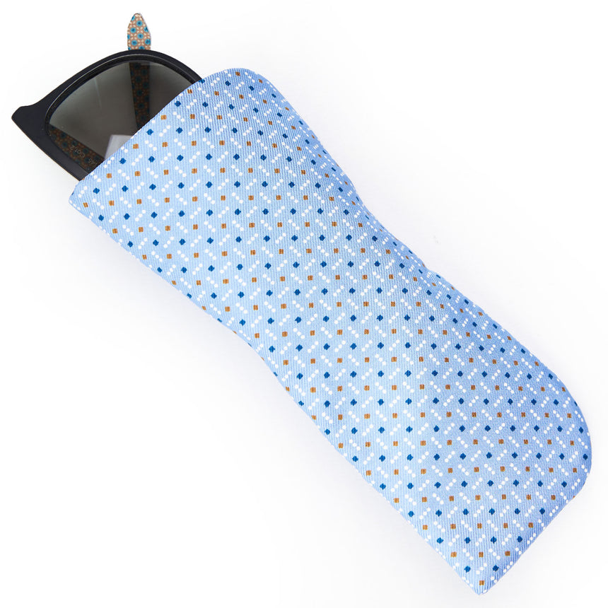 PORTAOCCHIALI AZZURRO