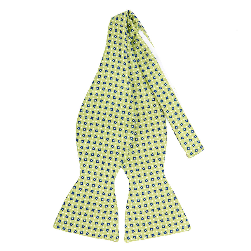 PAPILLON DA ANNODARE IN SETA VERDE CHIARO