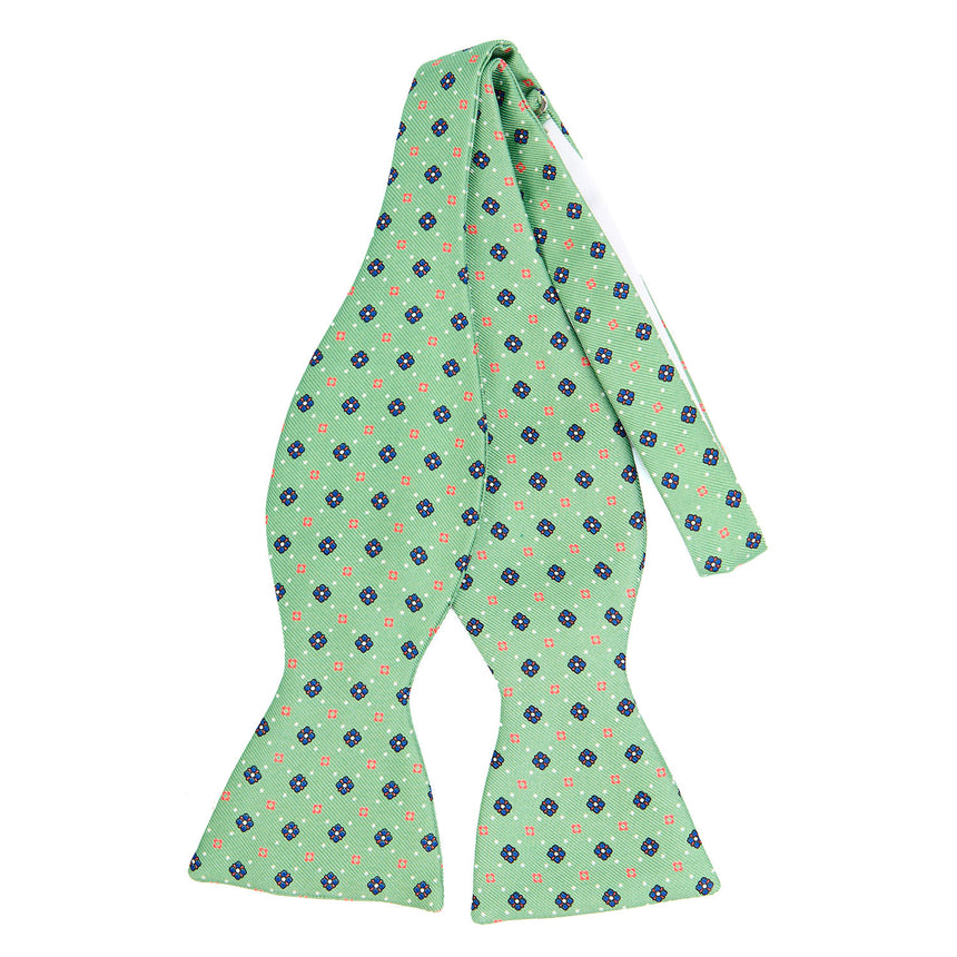 PAPILLON DA ANNODARE IN SETA VERDE CHIARO