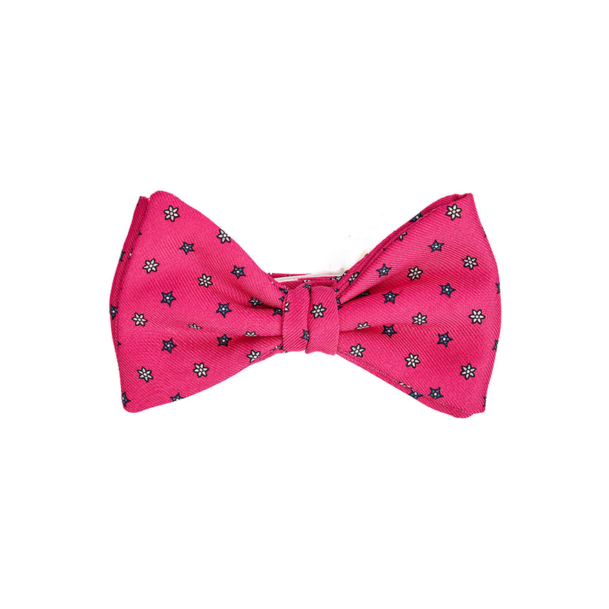 PAPILLON ANNODATO IN SETA FUCSIA