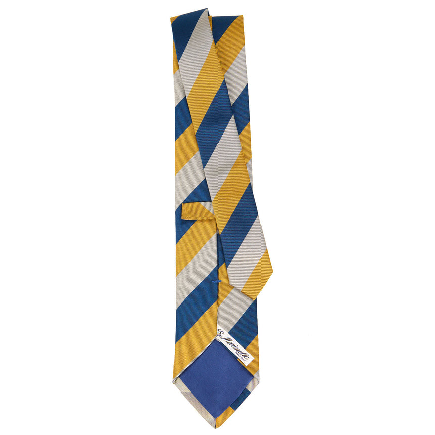 GREY REGIMENTAL JACQUARD SILK TIE