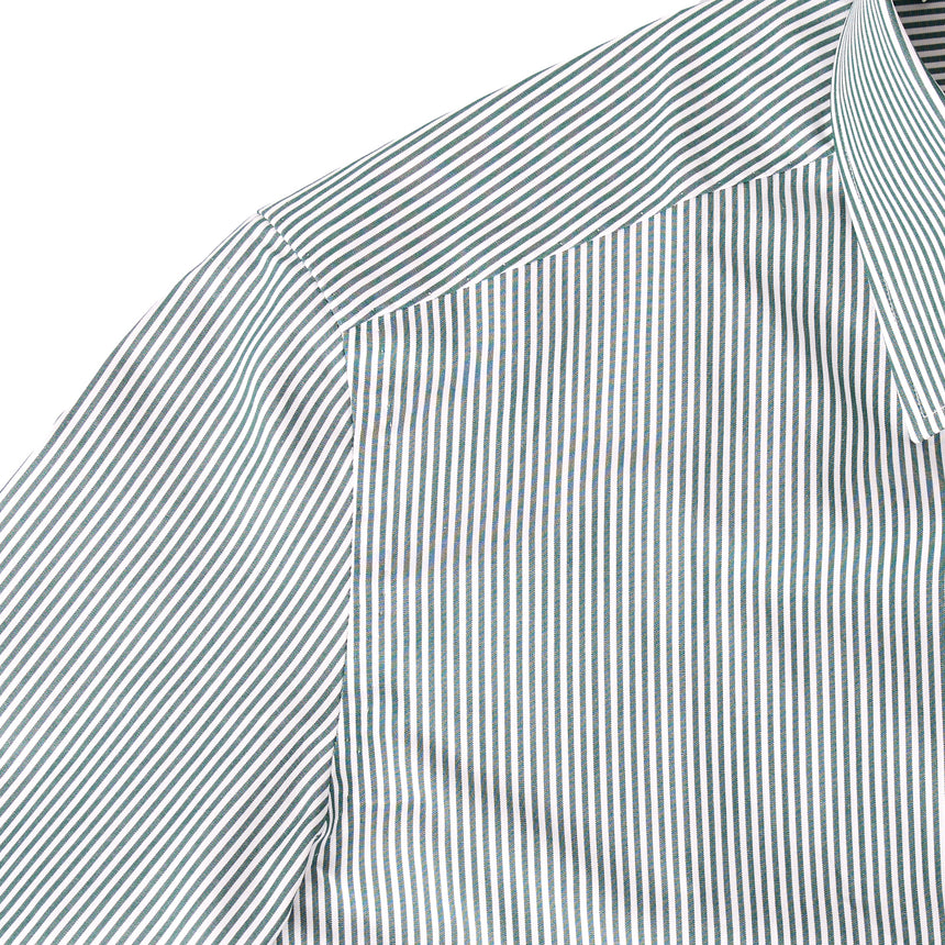 CAMICIA CLASSICA BIANCA E VERDE REGULAR