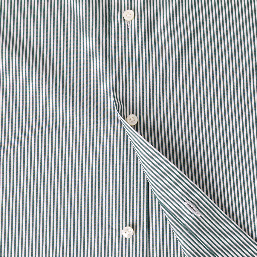 CAMICIA CLASSICA BIANCA E VERDE REGULAR
