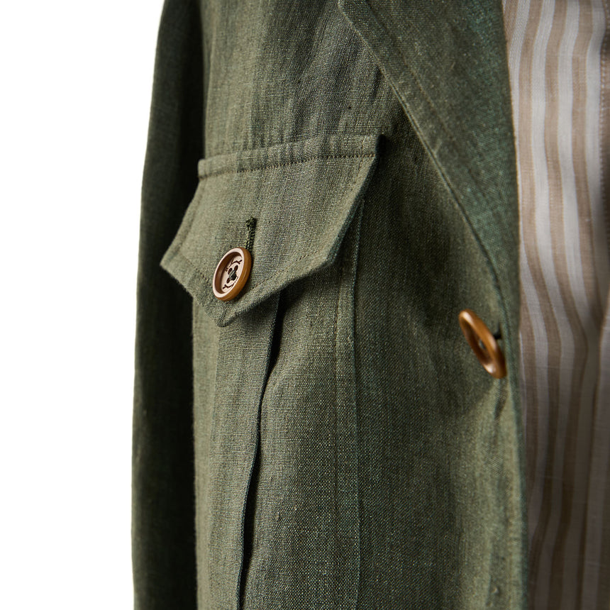 GREEN SAFARI JACKET
