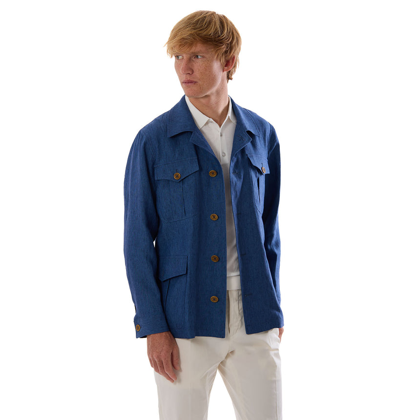 BLUE SAFARI JACKET