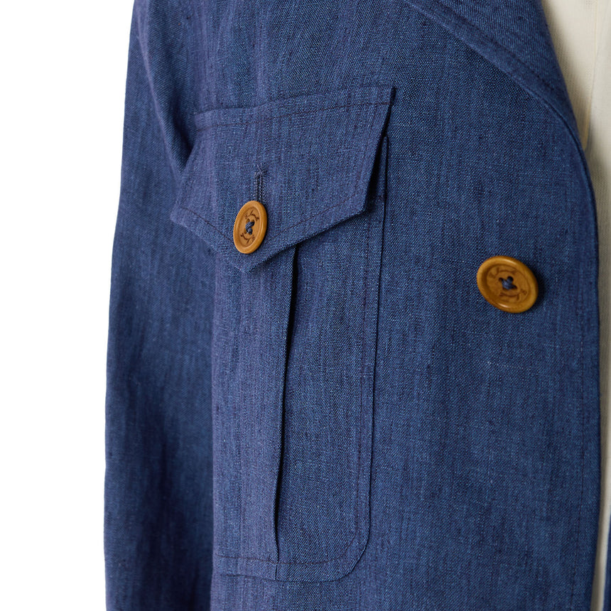 BLUE SAFARI JACKET