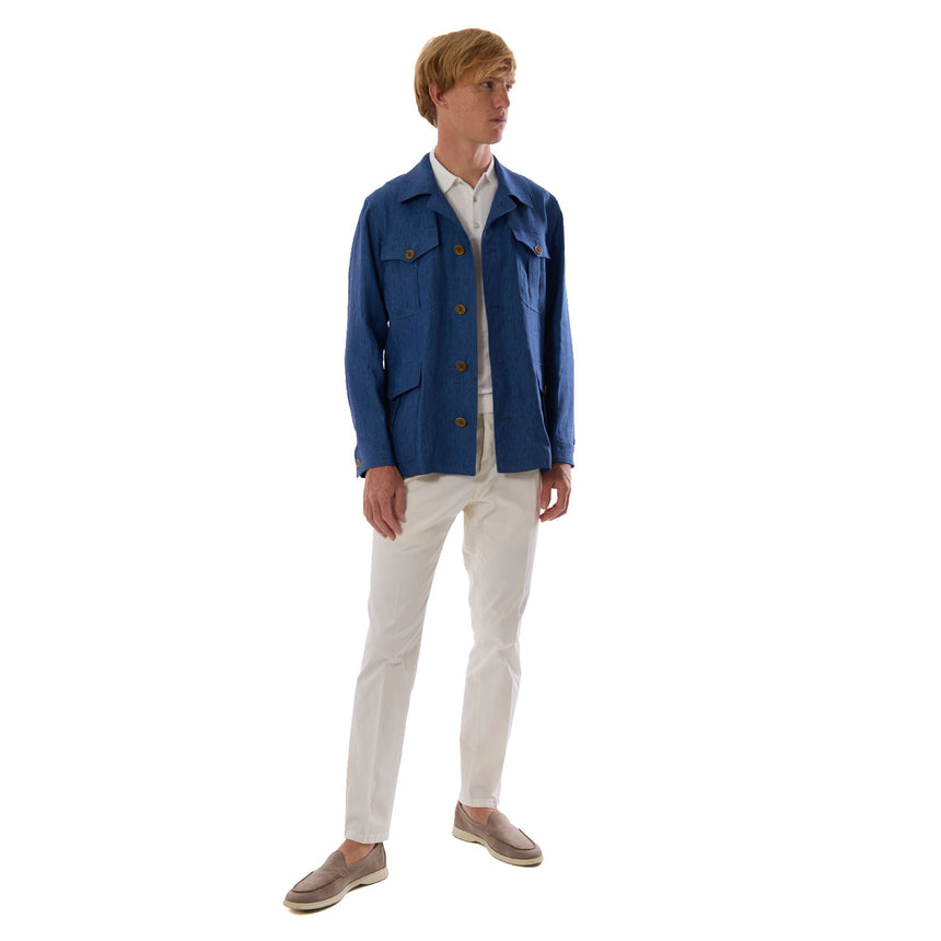 BLUE SAFARI JACKET