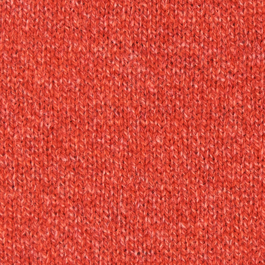 SCALDACOLLO BICOLORE BLU E ARANCIONE IN CASHMERE