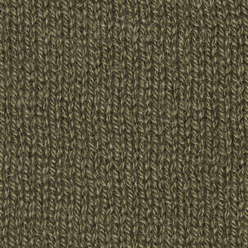 SCALDACOLLO BICOLORE VERDE E MARRONE CHIARO IN CASHMERE