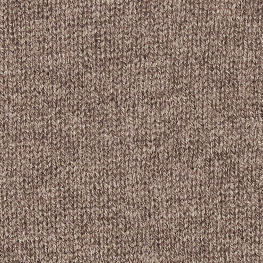 SCALDACOLLO BICOLORE BLU SCURO E MARRONE IN CASHMERE