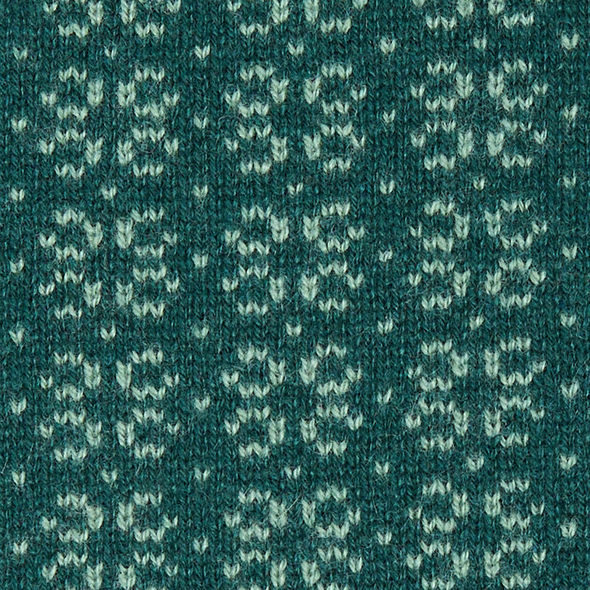 DARK GREEN NECK WARMER WITH MICRO PATTERN