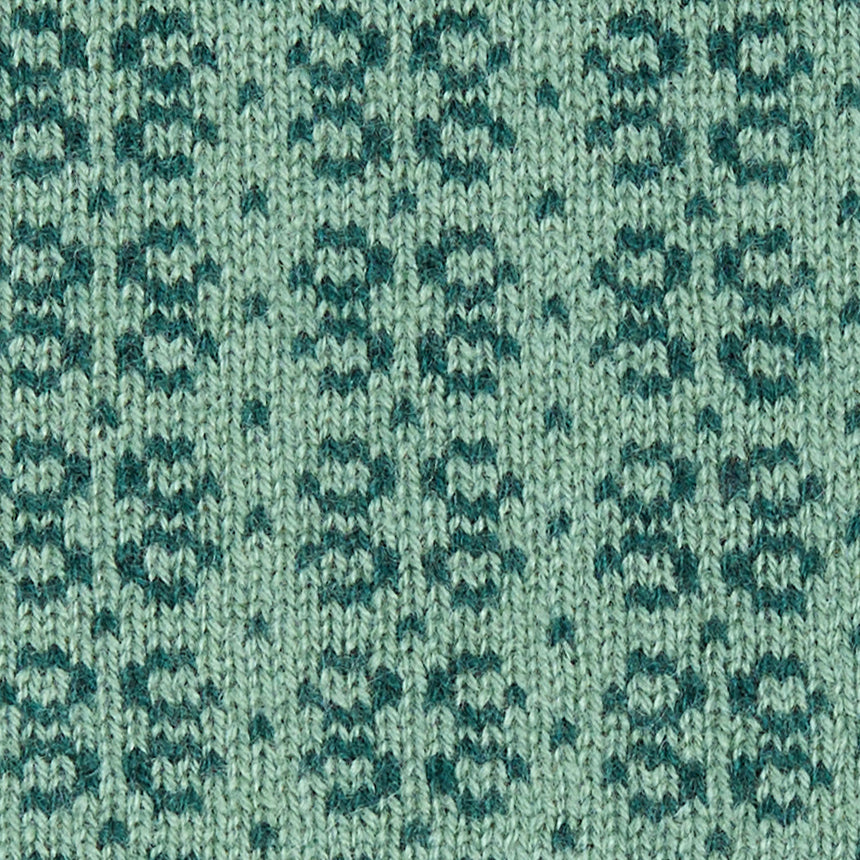 DARK GREEN NECK WARMER WITH MICRO PATTERN