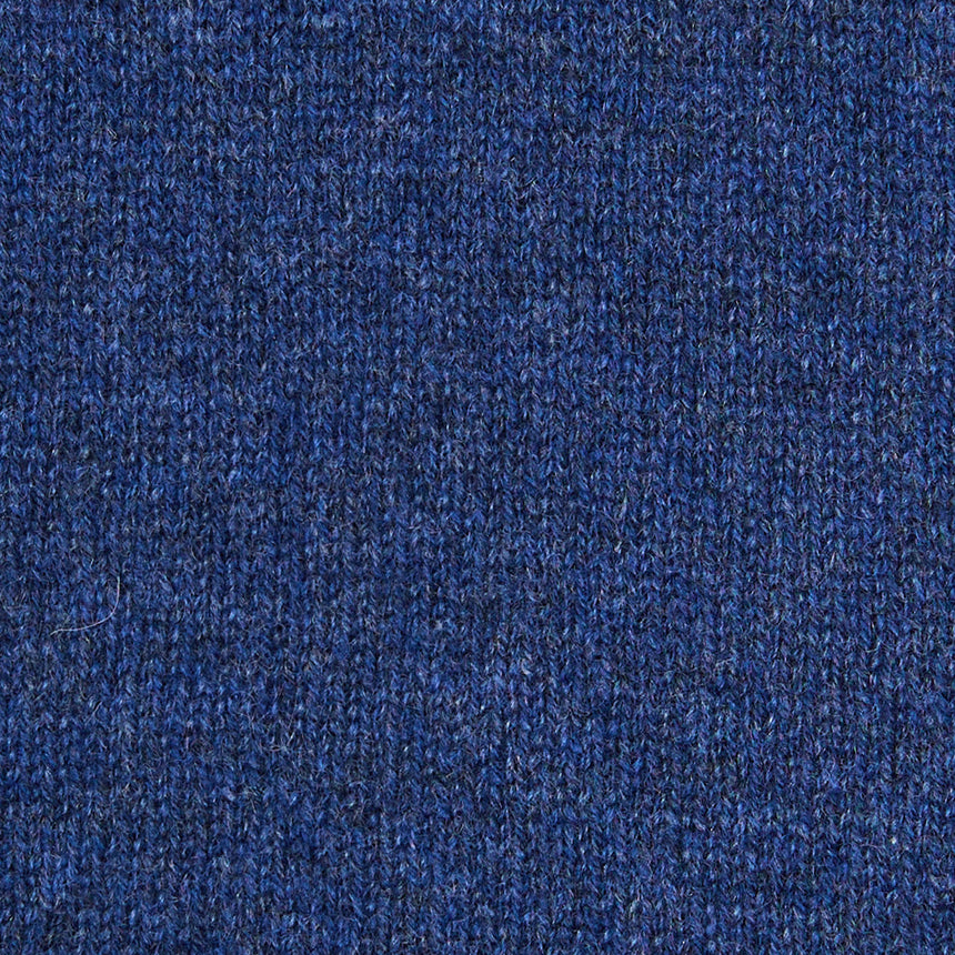 POWDER BLUE AND BLUE TWO-TONE CASHMERE NECK WARMER