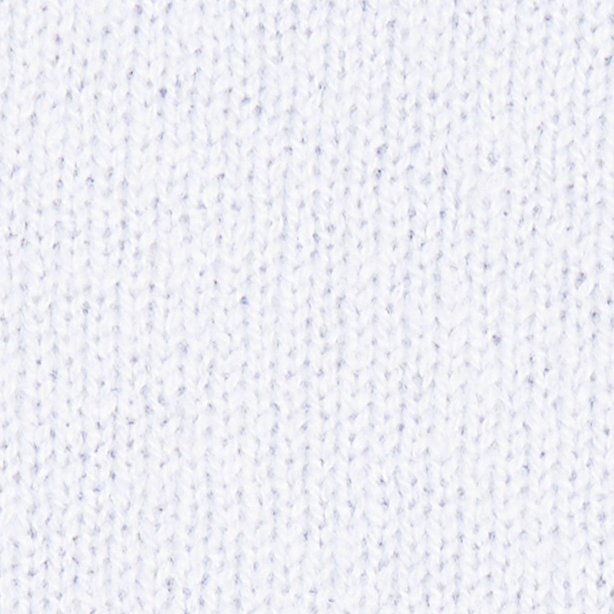 LIGHT BLUE AND WHITE TWO-TONE CASHMERE NECK WARMER