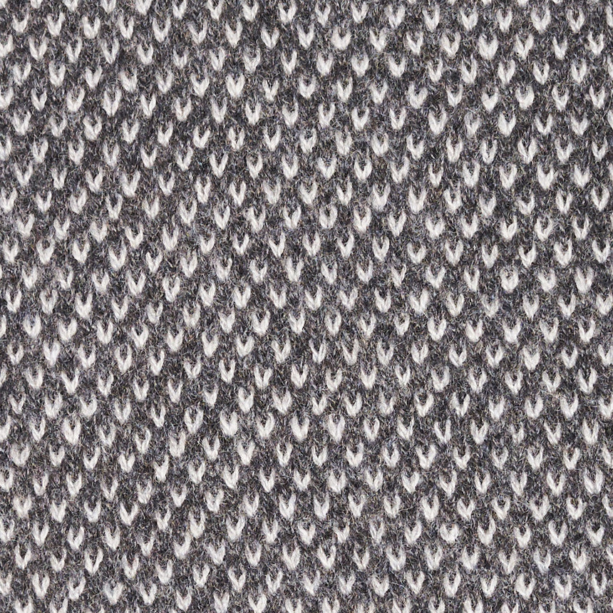 GRAY AND BEIGE CASHMERE NECK WARMER